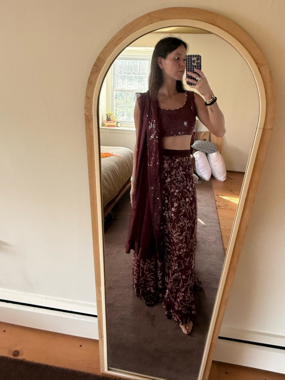 Sequin Lehenga Choli + Dupatta